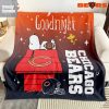 Chicago Bears Funny Grinch Kiss Ass Christmas Blanket Quilt