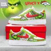 Detroit Lions Merry Grinchmas Air Force 1 Shoes