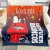 Detroit Lions Funny Grinch Kiss Ass Christmas Blanket Quilt