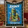 Detroit Lions Snoopy Goodnight Blanket Quilt