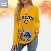 Indianapolis Colts Thanksgiving Turkey And Touchdowns Long Sleeve Shirt