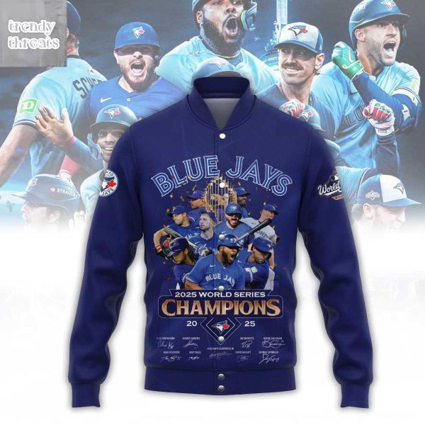 Toronto Blue Jays 2025 World Series Champions Baseball Jacket