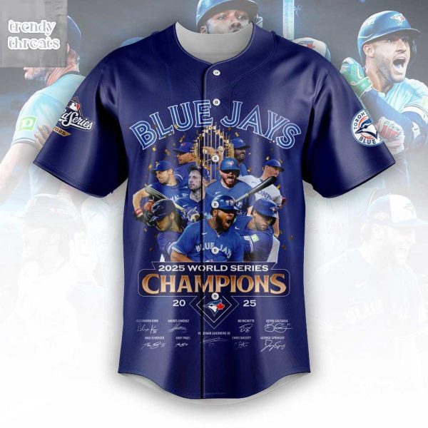 Toronto Blue Jays MLB World Series 2025 Champions Jersey