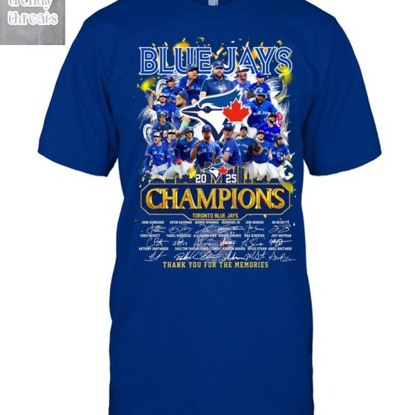 Toronto Blue Jays World Series 2025 Champions T-Shirt