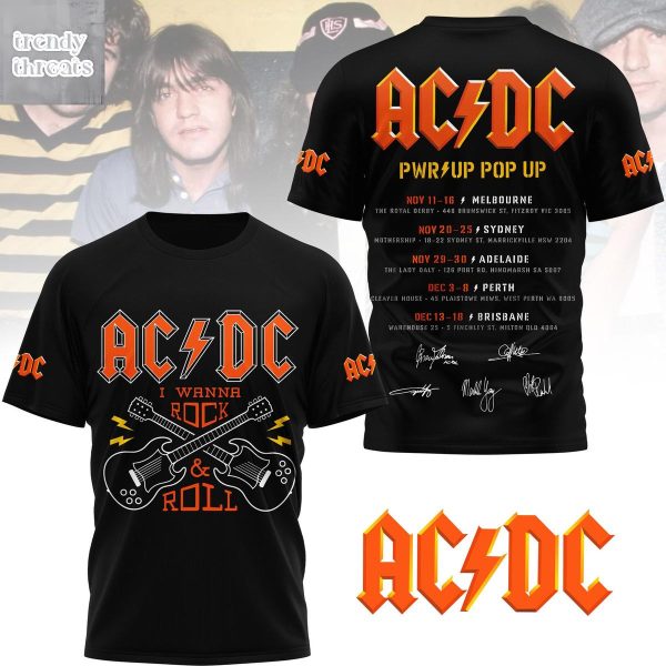 ACDC I Wanna Rock And Roll Shirt