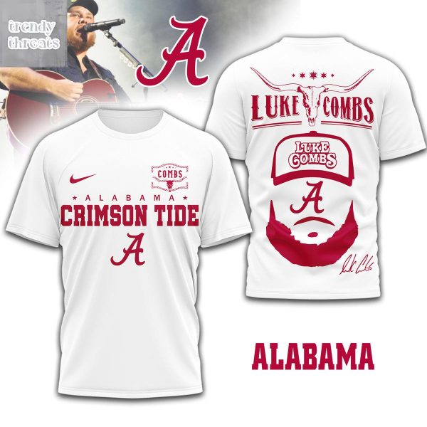 Alabama Crimson Tide x Luke Combs My Kinda Saturday Night 2026 Shirt