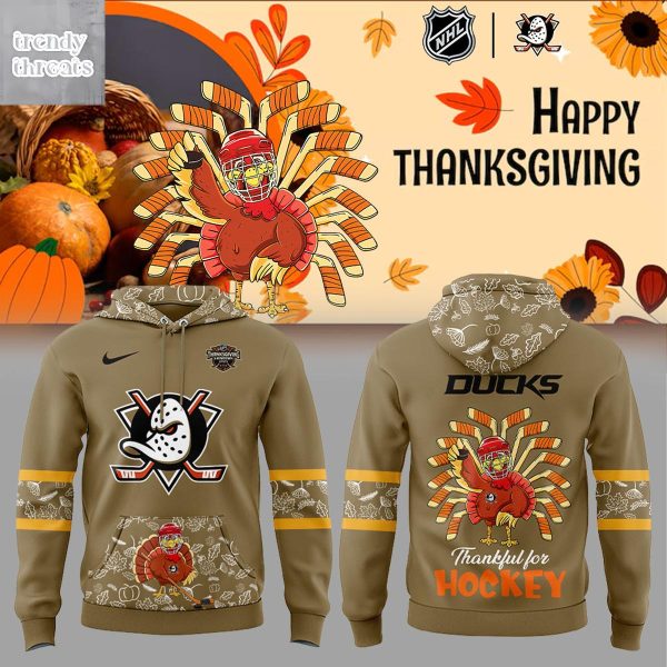 Anaheim Ducks Happy Thanksgiving 2025 Hoodie T-Shirt
