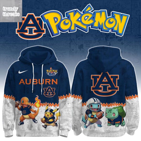 Auburn Tigers x Pokemon Legends Hoodie Shirt