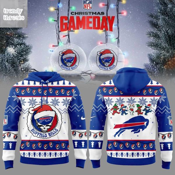 Buffalo Bills Grateful Dead Christmas Game Day Hoodie Shirt