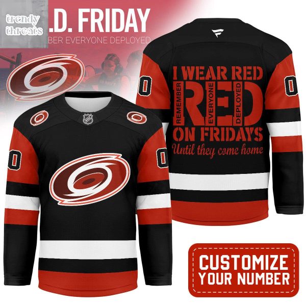 Carolina Hurricanes Red Friday Hockey Jersey
