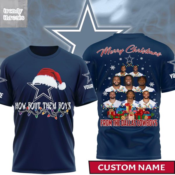 Dallas Cowboys For Christmas How Bout Them Boys Shirt