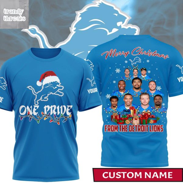 Detroit Lions For Christmas One Pride Shirt