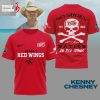 Detroit Red Wings Kenny Chesney No Shoes Nation T Shirt