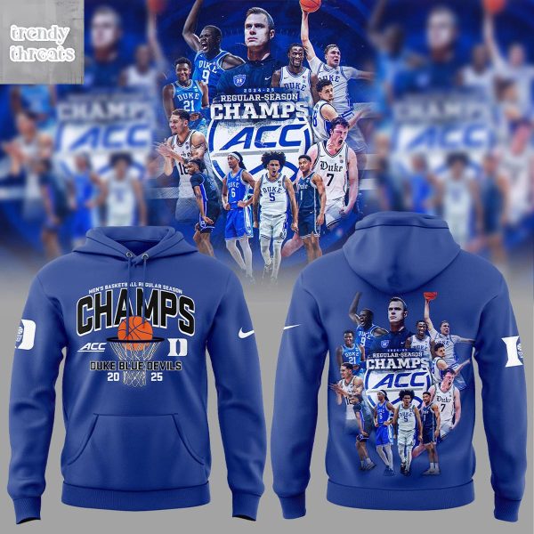 Duke Blue Devils ACC Champions Hoodie Shirt