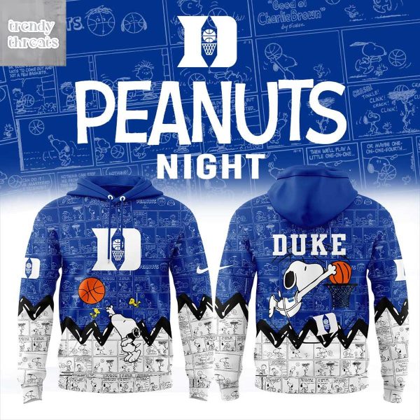 Duke Men’s Basketball 75th Anniversary Snoopy Peanuts Hoodie Shirt