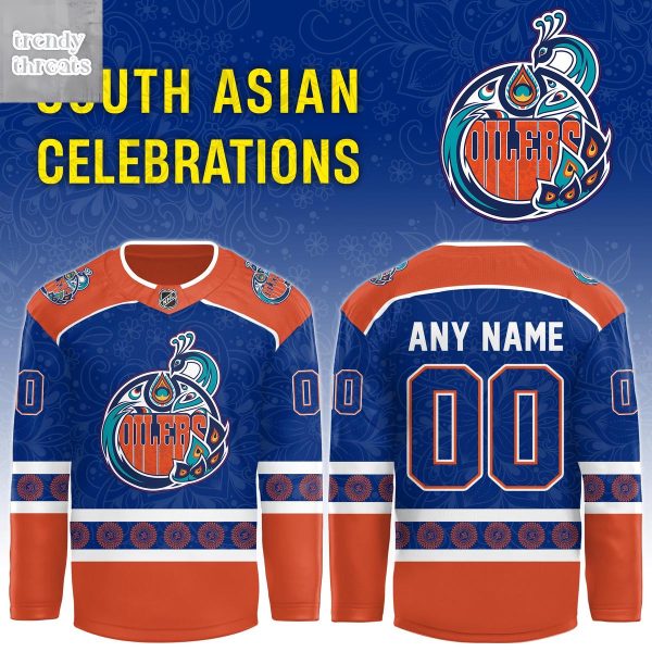 Edmonton Oilers South Asian Celebration Hockey Jersey
