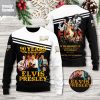 Elvis Presley Blue Christmas Ugly Sweater