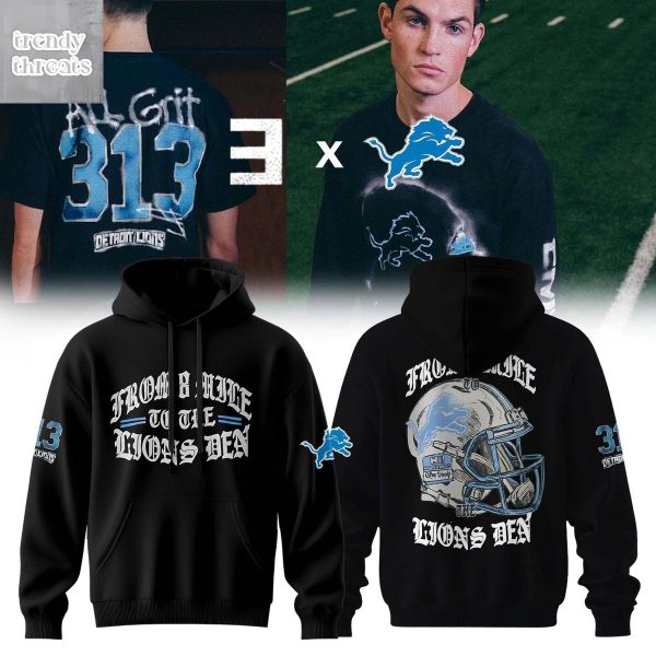 Eminem x Detroit Lions 313 Hoodie Shirt