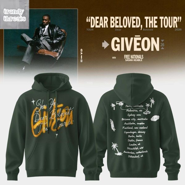 Giveon Dear Beloved The Tour 2026 Hoodie Shirt
