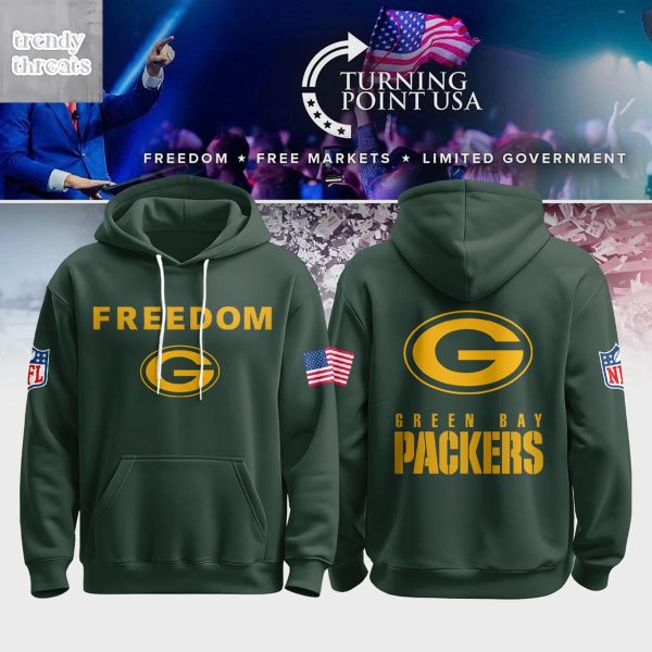 Green Bay Packers Fight For Charlie Kirk Freedom Hoodie Shirt
