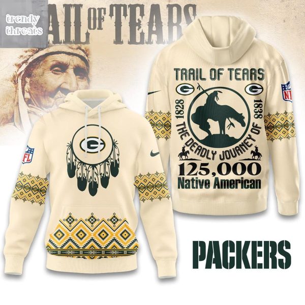 Green Bay Packers Trail Of Tears Native American Hoodie Shirt