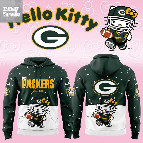 Green Bay Packers x Hello Kitty XMas Hoodie T-Shirt