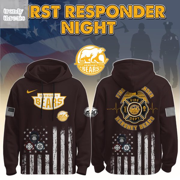 Hershey Bears x Protect And Serve Night 2025 Hoodie Shirt