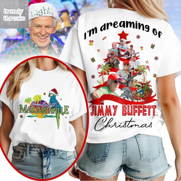 I’m Dreaming Of Jimmy Buffett Christmas T Shirt