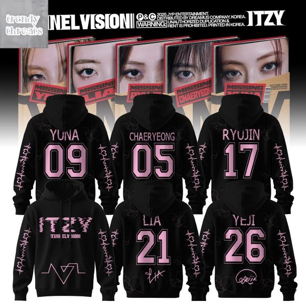 Itzy Album Tunnel Vision Hoodie T-Shirt