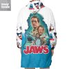 Jaws You're Gonne Need A Bigget Boat Fleece Blanket Hoodie