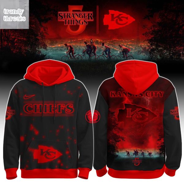 Kansas City Chiefs x Stranger Things 5 Hoodie Shirt