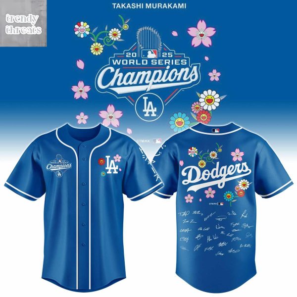 LA Dodgers x Takashi Murakami World Series Champions 2025 Jersey