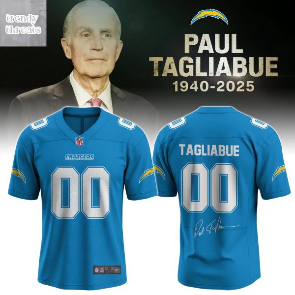 Los Angeles Chargers x In Memory of Paul Tagliabue Football Jersey