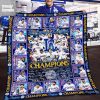Los Angeles Dodgers Back 2 Back 9 Time World Series Champions Blanket Quilt