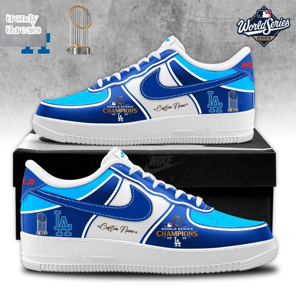 Los Angeles Dodgers 2025 World Series Air Force 1 Shoes