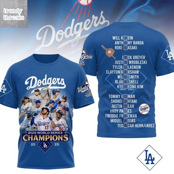 Los Angeles Dodgers 2025 World Series Champions Shirt