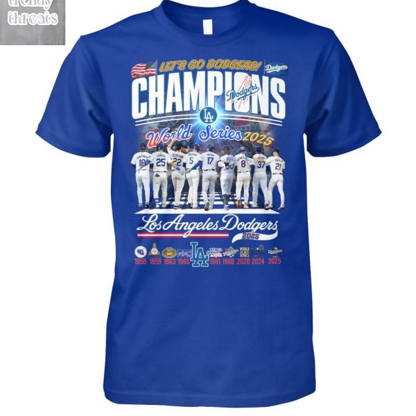 Los Angeles Dodgers 2025 World Series Champions T Shirt