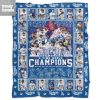 Los Angeles Dodgers Back 2 Back 9 Time World Series Champions Blanket Quilt