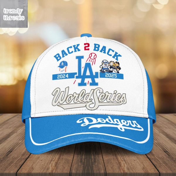 Los Angeles Dodgers Back 2 Back World Series Champions Cap