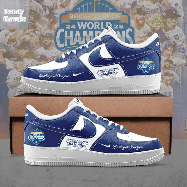 Los Angeles Dodgers Back To Back World Series Champions Air Force 1 Shoes