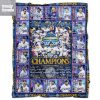 Los Angeles Dodgers Back To Back World Series Champions Blanket Quilt