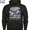 Los Angeles Dodgers Mickey Celebration World Series Champions T Shirt