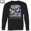 Los Angeles Dodgers Mickey Celebration World Series Champions T Shirt