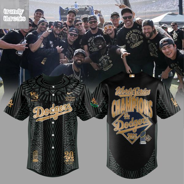 Los Angeles Dodgers x Mexican Heritage 2025 World Series Champions Jersey