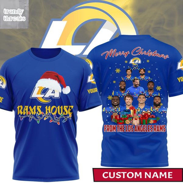Los Angeles Rams For Christmas Rams House Shirt