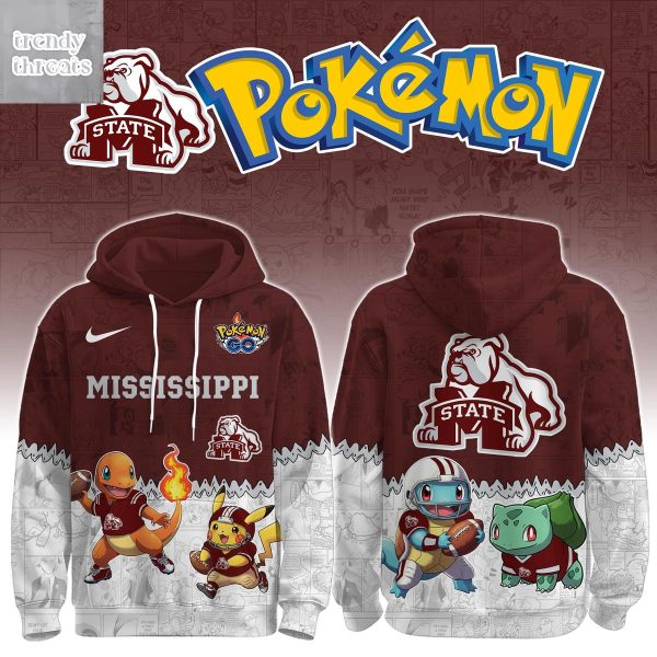 Mississippi State Football x Pokemon Legends Hoodie Shirt