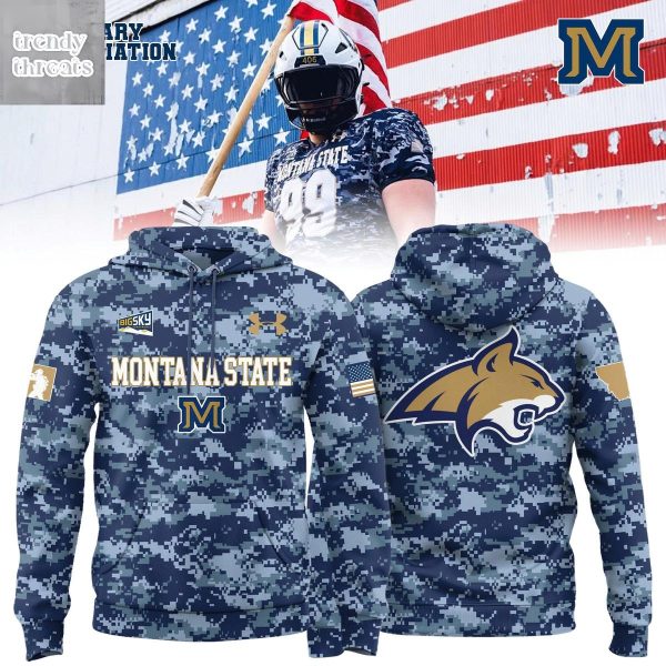 Montana State Bobcats Military Appreciation 2025 Hoodie Shirt