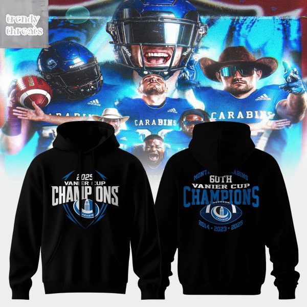 Montreal Carabins 2025 Vanier Cup Champions Hoodie Shirt