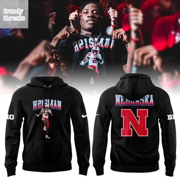 Nebraska Cornhuskers H21SMAN Tee Emmett Johnson 2025 Hoodie Shirt
