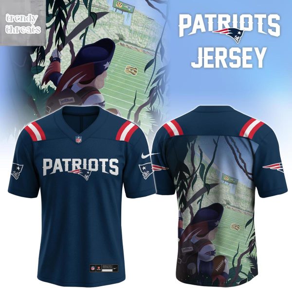 New England Patriots Off To The Jungle Jersery